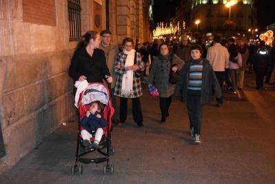 Paseando por La Puerta del Sol (Madrid)